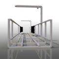 OE Elsafe Prodigy 1550 mm Single Tier Cable Management Basket White