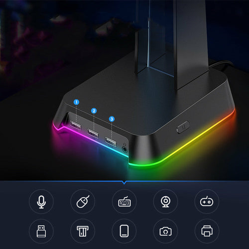 Stand Illuminated Headphone Display Stand